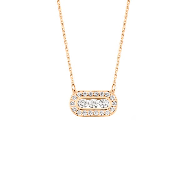 Collier So Shocking Emotion Trilogie en or rose et diamants SONEM1DXXP