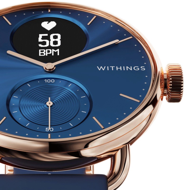 withings rose gold watch