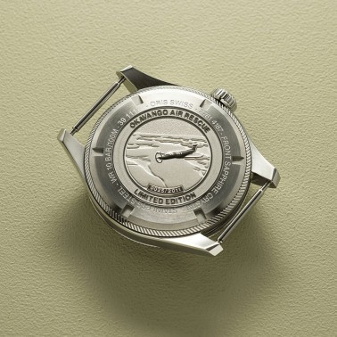 Montre Oris ProPilot Okavango Edition Limitée automatique cadran vert bracelet textile vert 41 mm 01 751 7761 4187-Set