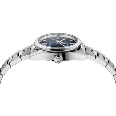 Montre Tag Heuer Ladies Carrera Calibre 9 automatique cadran bleu bracelet acier 29 mm