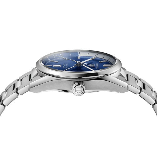 TAG Heuer Carrera Twin-Time Calibre 7 GMT 41mm - Orologio Automatico Acciaio Quadrante Blu WBN201A.BA0640 - 3