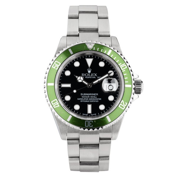 Montre Rolex Submariner "Kermit" 40 mm 2003 Ref. 16610LV