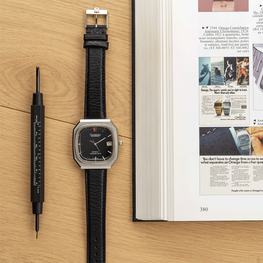 Omega Constellation Chronometer Megasonic 720 Hz Ref 198.0038 37mm 1973 