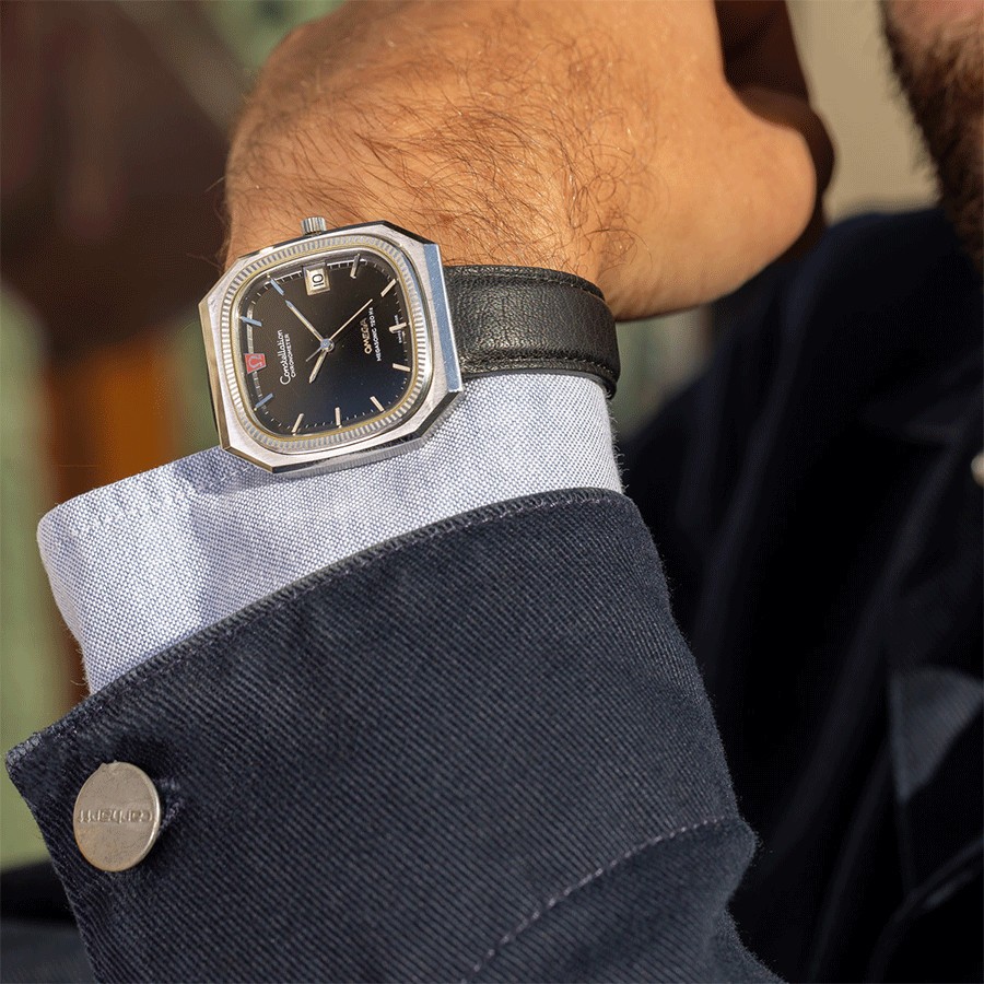 Omega Constellation Chronometer Megasonic 720 Hz Ref 198.0038 37mm 1973 