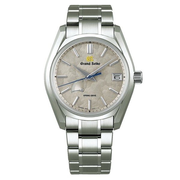 Montre Grand Seiko Heritage 24 seasons Hiver Spring Drive cadran blanc bracelet acier 40 mm