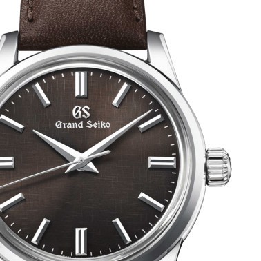 Montre Grand Seiko Elegance mécanique cadran marron bracelet cuir marron 37,3 mm