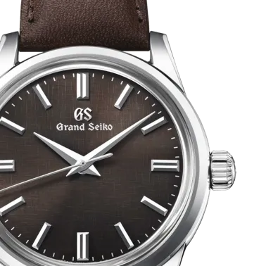 Montre Grand Seiko Elegance mécanique cadran marron bracelet cuir marron 37,3 mm SBGW269G