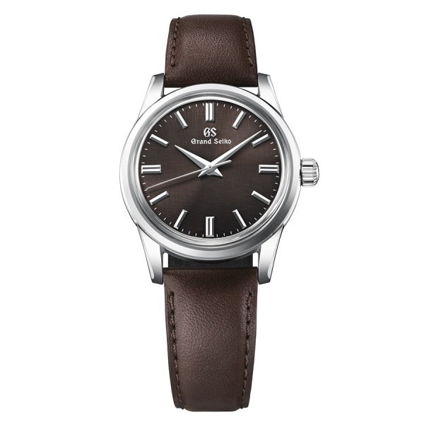 Montre Grand Seiko Elegance mécanique cadran marron bracelet cuir marron 37,3 mm SBGW269G