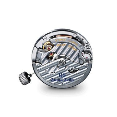 Montre Grand Seiko Heritage Spring Drive cadran noir bracelet acier 40 mm