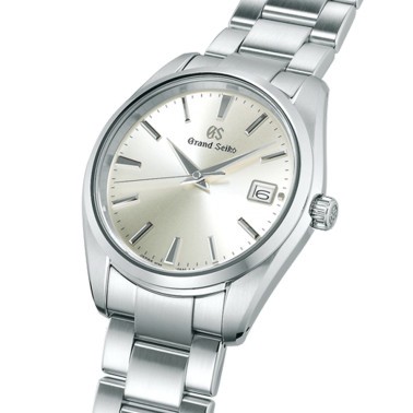 Montre Grand Seiko Heritage quartz cadran champagne bracelet acier 40 mm SBGP009G