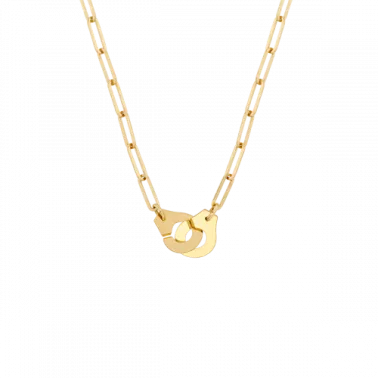 Collier Menottes dinh van R12 en or jaune - 652201