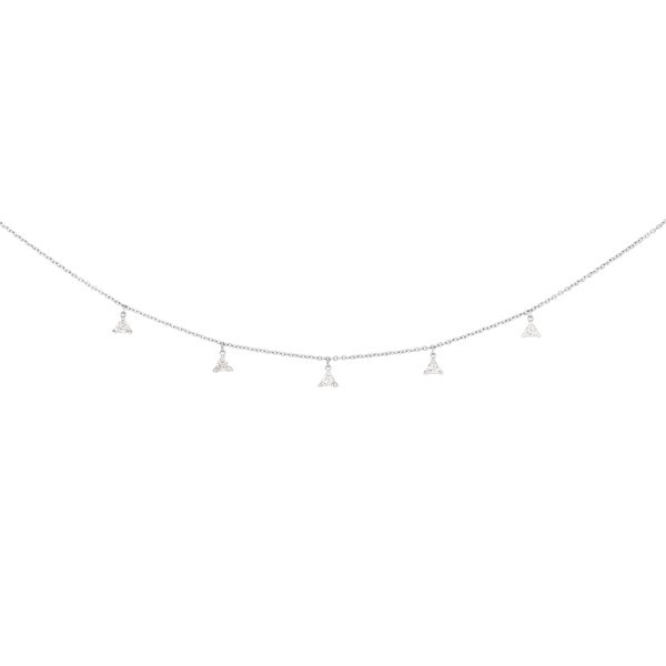 Lepage L'Etincelante necklace in white gold and diamonds