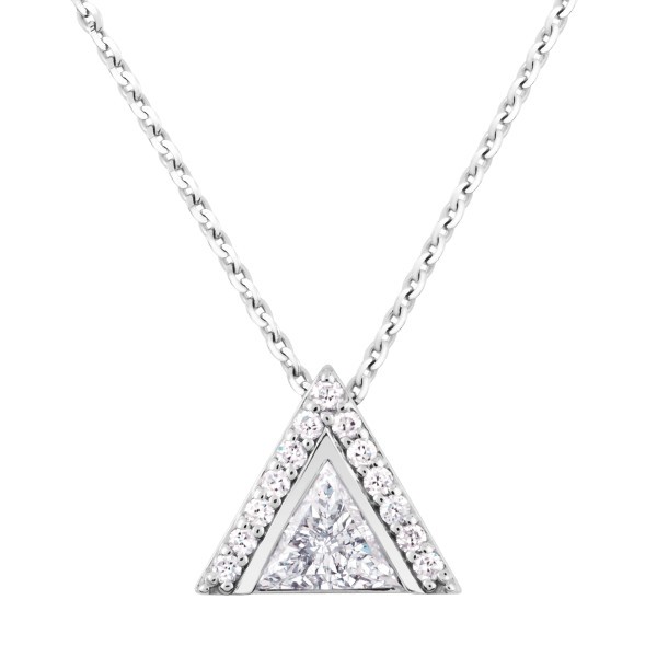 Lepage La Précieuse necklace in white gold and diamonds