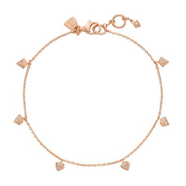 Bracelet Lepage La Séduisante en or rose et diamants LEP19223DCR