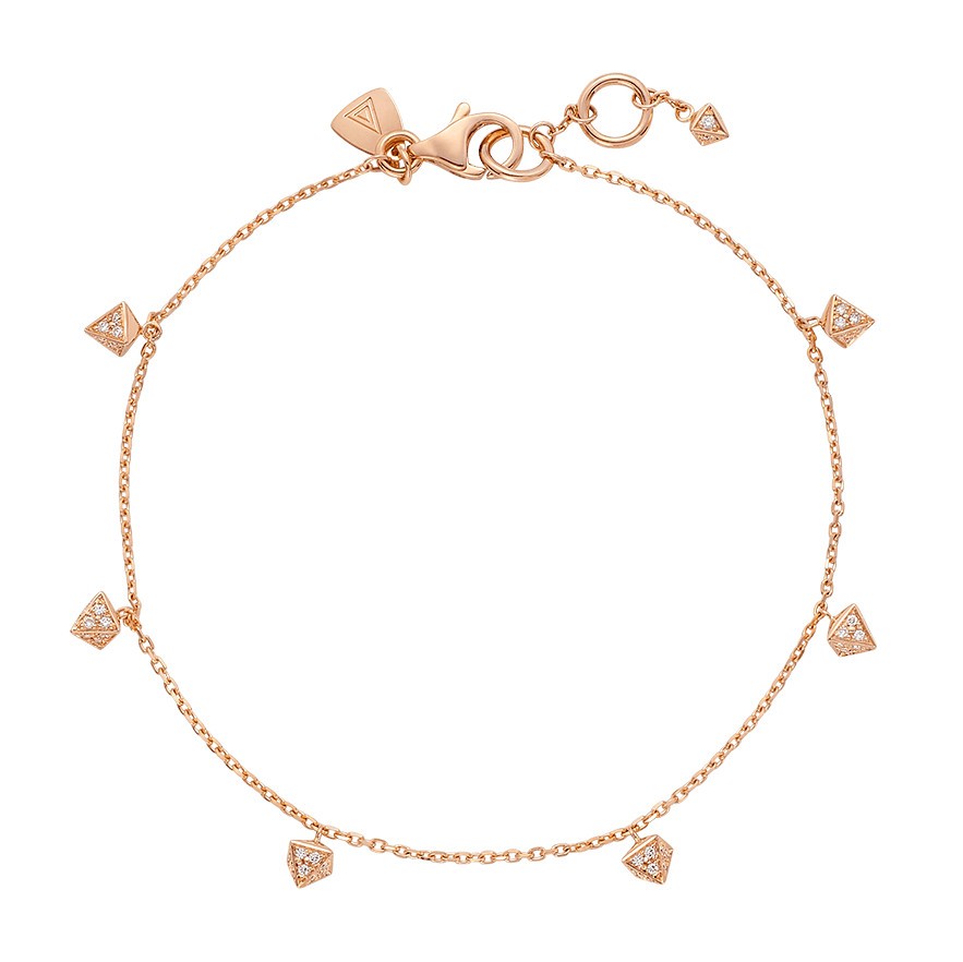 Bracelet Lepage La Séduisante en or rose et diamants LEP19223DCR