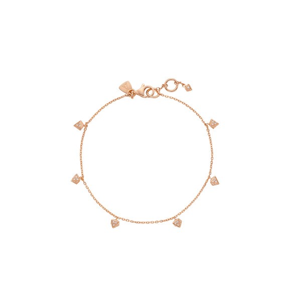 Lepage La Séduisante in pink gold and diamonds bracelet