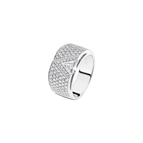Lepage La Magnifique ring in white gold and diamonds