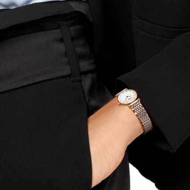 Watch Longines La Grande Classique quartz PVD Rose Gold dial white spot steel bracelet pvd rose gold 24 mm L4.209.1.97.7