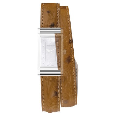 Boîtier Michel Herbelin Antarès quartz cadran nacre 27 x 19 mm