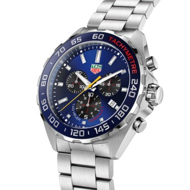 Montre TAG Heuer Formula 1 x Red Bull Racing quartz cadran bleu bracelet acier 43 mm CAZ101AK.BA0842