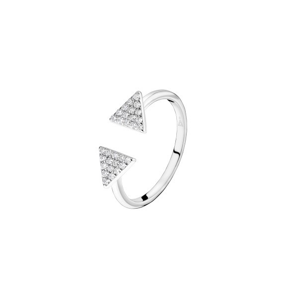 Lepage La Généreuse ring in white gold and diamonds