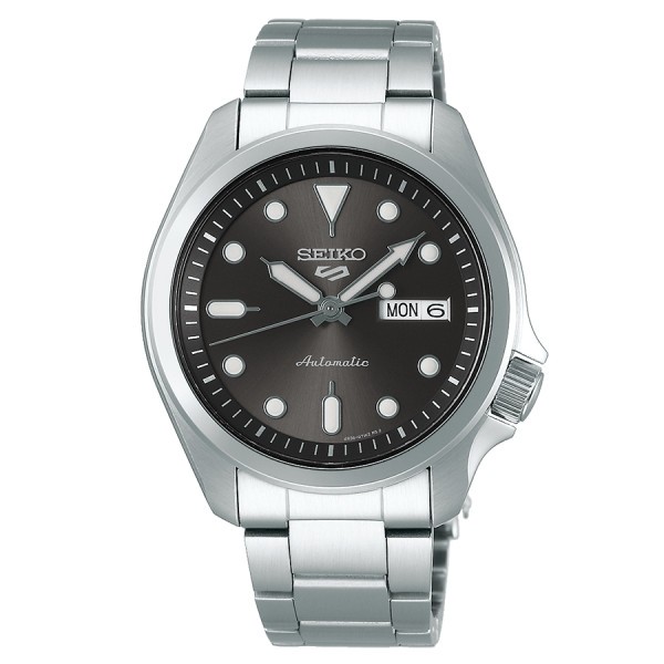 Montre Seiko 5 Sports automatique cadran anthracite bracelet acier 40 mm