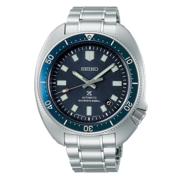 Montre Seiko Prospex Automatique Diver's Edition Limitée "Uenuma" cadran bleu bracelet acier 44 mm