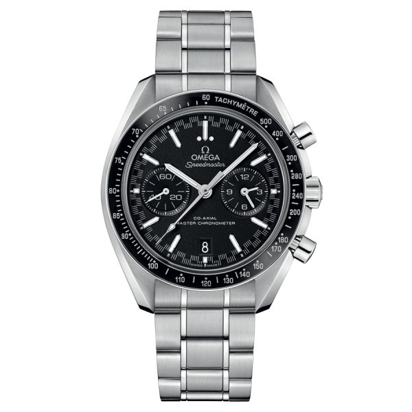 Montre Omega Speedmaster Racing Chronographe Co-Axial Master Chronometer automatique cadran noir bracelet acier 44,25 mm 329.30.