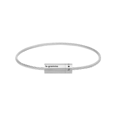 Bracelet Le Gramme Câble Octogone 7g en argent 925 brossé LG_CARBROC051_07