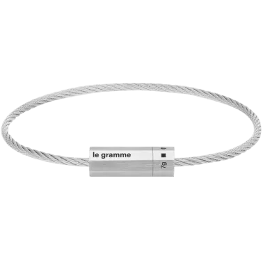 Bracelet Le Gramme Câble Octogone 7g en argent 925 brossé LG_CARBROC051_07