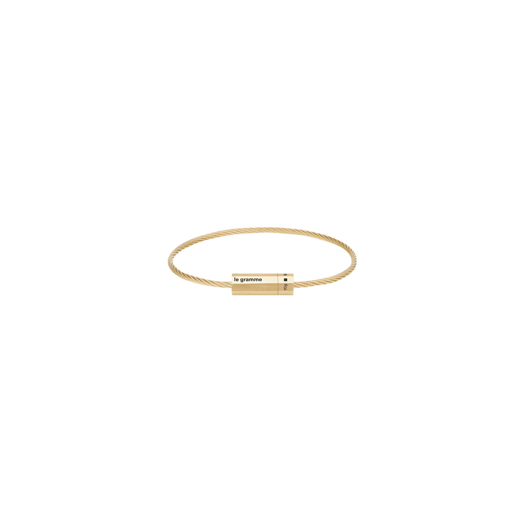 Le 9 Grammes Double Cable bracelet