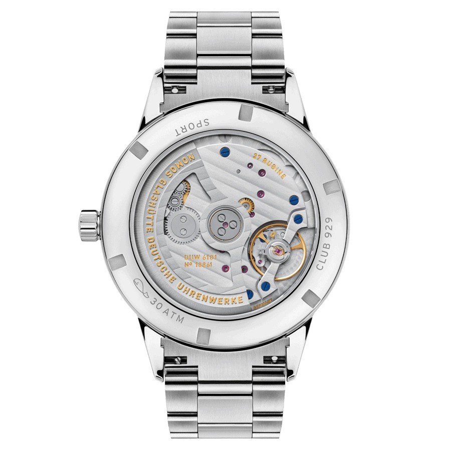 Montre Nomos Club Sport Neomatik 42 date automatique cadran bleu bracelet acier 42 mm 782