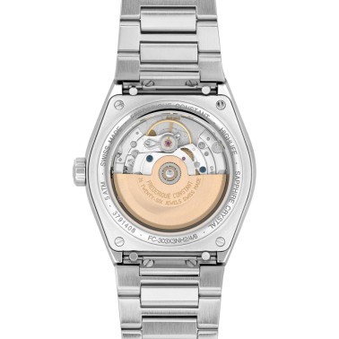 Frédérique Constant Highlife automatic watch COSC blue dial steel bracelet 39 mm