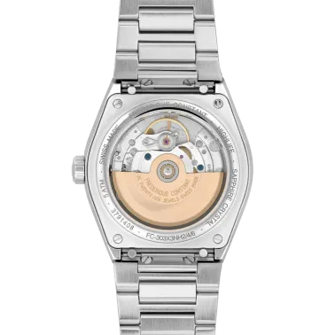 Montre Frédérique Constant Highlife automatique COSC cadran bleu bracelet acier 39 mm