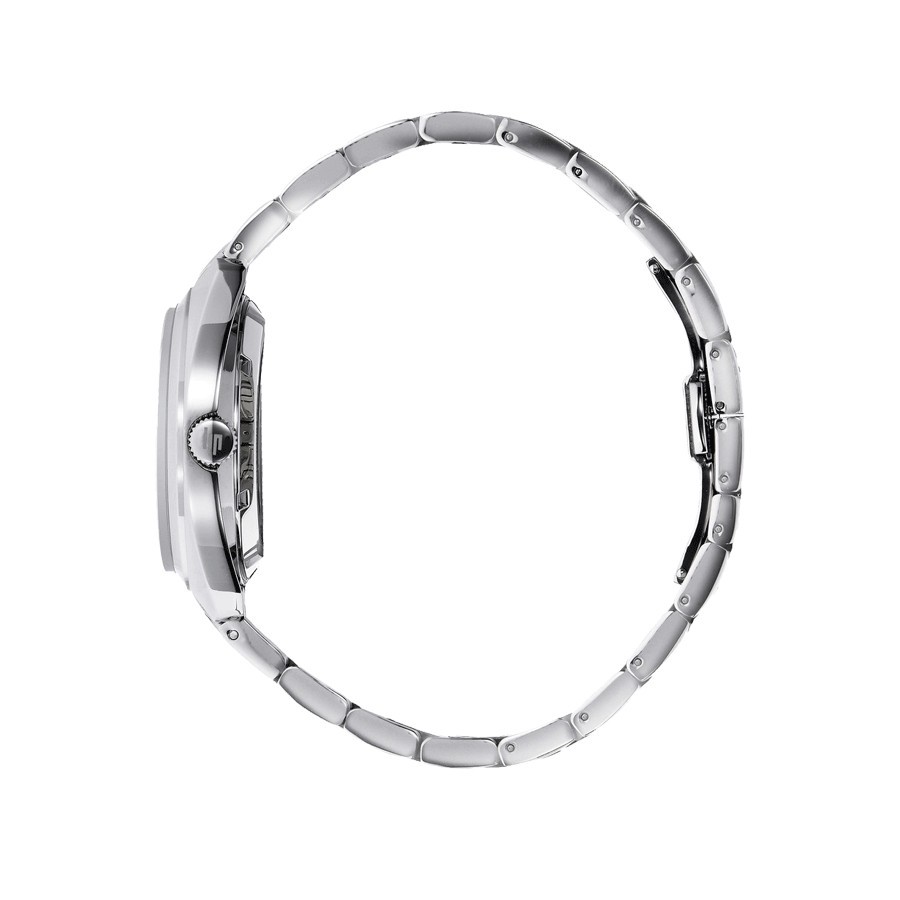 Montre Lip Général De Gaulle automatique cadran vert bracelet acier 39 mm