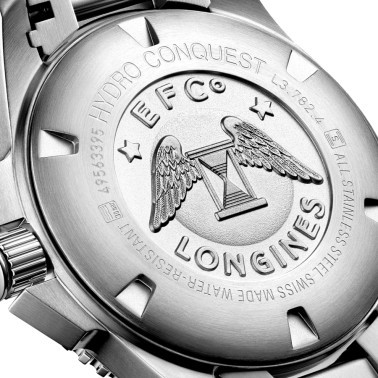 Montre Longines Hydroconquest automatique acier cadran gris 43 mm L3.782.4.76.6