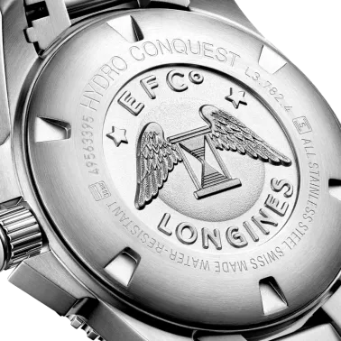 Montre Longines Hydroconquest automatique acier cadran gris 43 mm L3.782.4.76.6