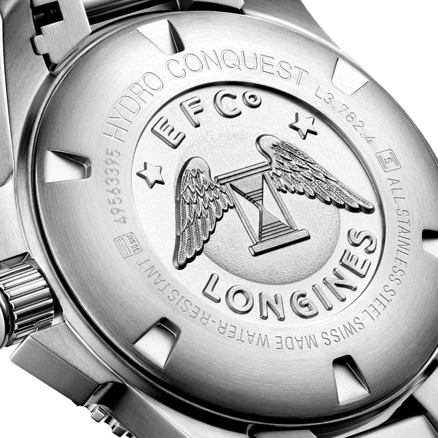 Montre Longines Hydroconquest automatique acier cadran gris 43 mm