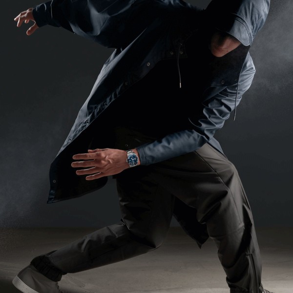 Montre Longines Hydroconquest automatique cadran bleu bracelet acier 41 mm L3.781.4.96.6