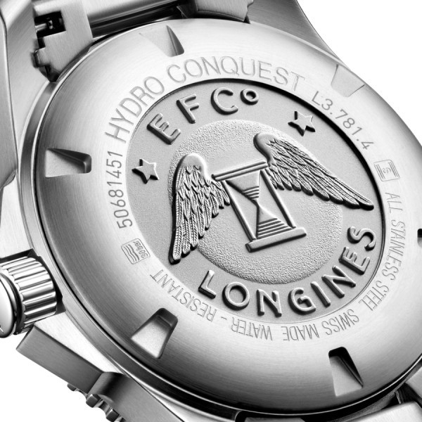 Montre Longines HydroConquest automatique cadran vert bracelet acier 41 mm L3.781.4.06.6