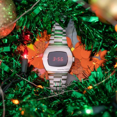 Montre Hamilton American Classic PSR Digital quartz acier affichage LED H52414130