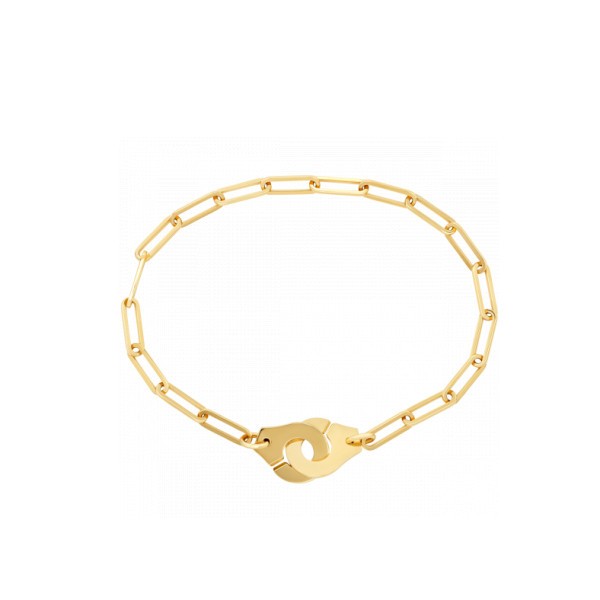 Bracelet sur chaîne Menottes dinh van R12 en or jaune 365201