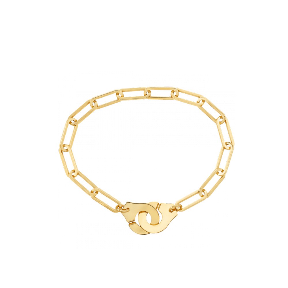 Bracelet sur chaîne Menottes dinh van R15 en or jaune 365301