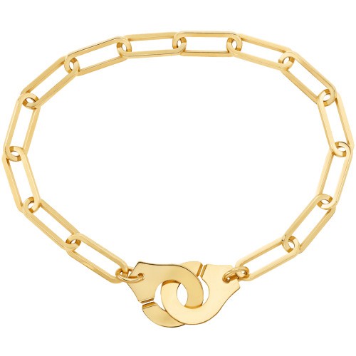 Bracelet sur chaîne Menottes dinh van R15 en or jaune 365301