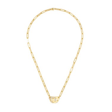 Collier Menottes dinh van R12 en or jaune et diamants 652211