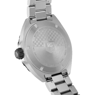 Montre TAG Heuer Formula 1 quartz cadran noir lunette noire bracelet acier 41 mm