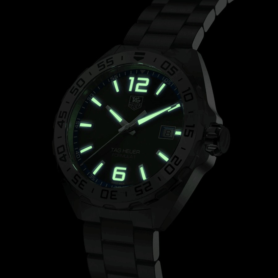 Montre TAG Heuer Formula 1 quartz cadran noir bracelet acier 41 mm