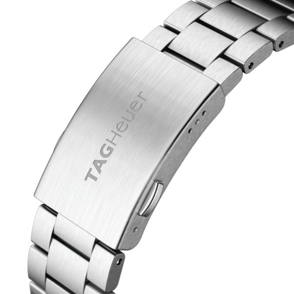 TAG Heuer Formula 1 quartz watch blue dial blue bezel steel bracelet 43 mm