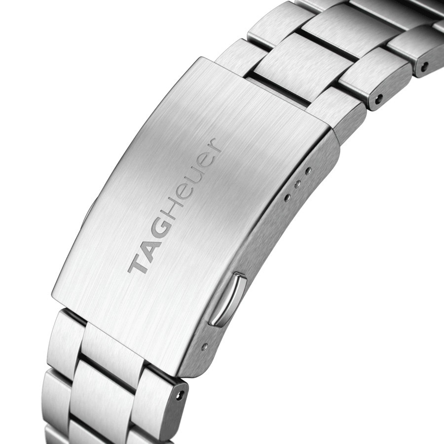 TAG Heuer Formula 1 quartz watch blue dial blue bezel steel bracelet 43 mm