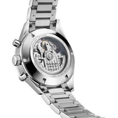 Montre TAG Heuer Carrera Calibre 16 cadran bleu bracelet acier 41 mm